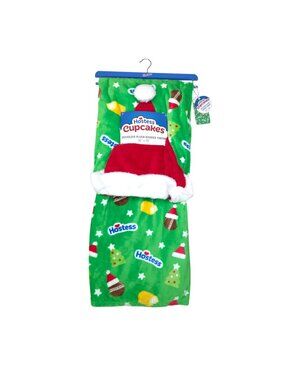 Hostess Cupcakes Oversized Plush Hooded Throw 50" X 70" Christmas Holiday